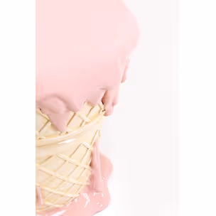 Stołek ICE CREAM PINK - różowy