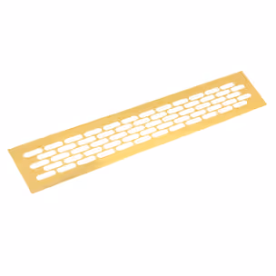 Kratka wentylacyjna 60 x 480 mm - złoty mat