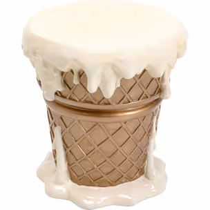 Stołek ICE CREAM VANILLA - beżowy