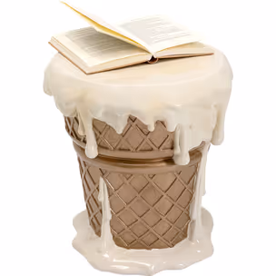 Stołek ICE CREAM VANILLA - beżowy