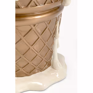 Stołek ICE CREAM VANILLA - beżowy