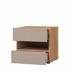 Szafka nocna z szufladami IMPRESSIO 23 - dąb mauvella/congo