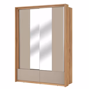 Szafa 2-drzwiowa IMPRESSIO 61 160 cm - dąb mauvella/congo
