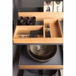 FineLine Wood - tacka prostokątna 300x117,5x49 mm/ dąb PEKA