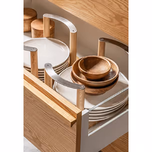 FineLine LiniQ - uchwyt na talerze 340x180x191 mm/ dąb PEKA