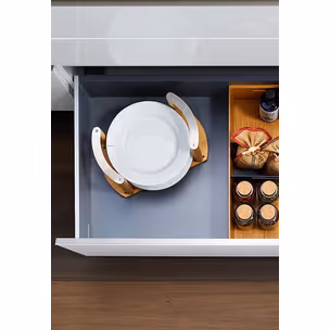 FineLine LiniQ - uchwyt na talerze 340x180x191 mm/ dąb PEKA