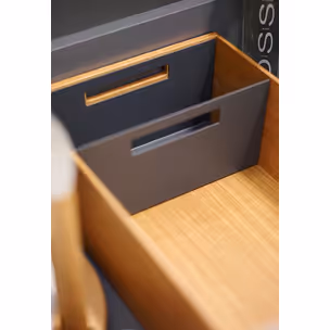 FineLine LiniQ - podziałka do skrzynek kwadratowych i prostokątnych 218x99x114 mm/ grafit PEKA