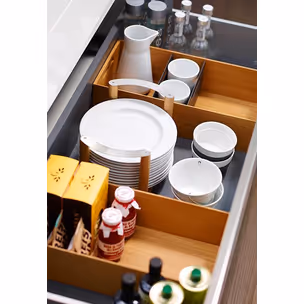 FineLine LiniQ - prostokątna skrzynka z uchwytami 236x472x120 mm/ dąb PEKA