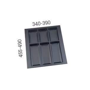Wkład CLASSICO 450/ wymiar 390 x 490/ antracyt PEKA