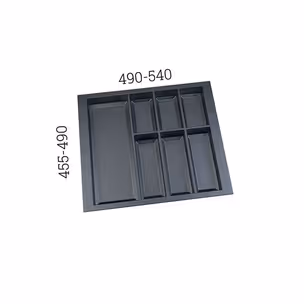 Wkład CLASSICO 600/ wymiar 540 x 490/ antracyt PEKA