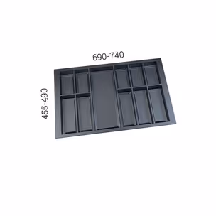Wkład CLASSICO 800/ wymiar 740 x 490/ antracyt PEKA