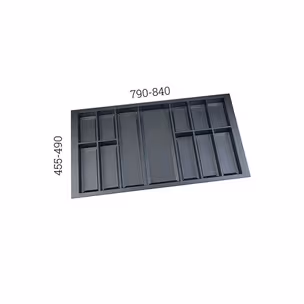 Wkład CLASSICO 900/ wymiar 840 x 490/ antracyt PEKA