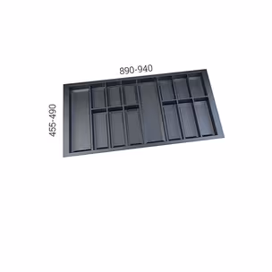 Wkład CLASSICO 1000/ wymiar 940 x 490/ antracyt PEKA