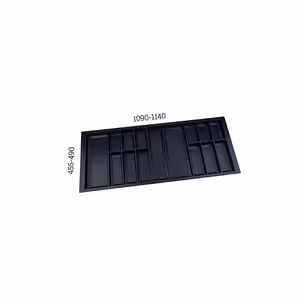 Wkład CLASSICO-Kristall 1200/ wymiar 1140 x 490/ czarny PEKA