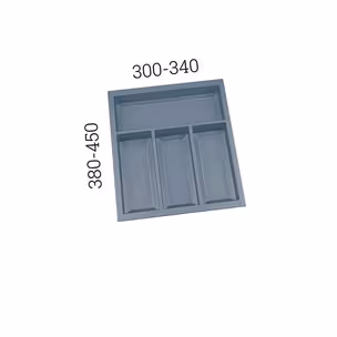 Wkład CLASSICO 400/ wymiar 340 x 450/ szary PEKA