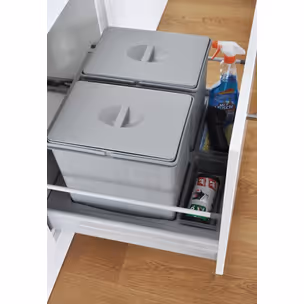 Kosz na odpady PULLBOY FLEX 600/ wys. 300/ 2x16 PEKA