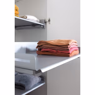 Półka wysuwana EXTENDO Libell 800 z prowadnicami/ szara PEKA
