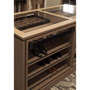 CONERO - barierka do półek na buty/ dł. 582 mm/ czarny PEKA
