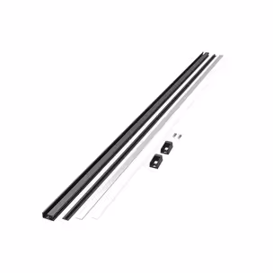 CONERO - drążek na ubrania do integracji z LED/ 920 mm/ czarny PEKA