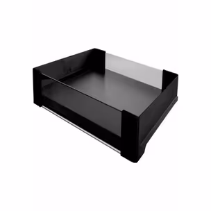 CONERO Inside H 168 - szuflada wewnętrzna ze szkłem/ 760-820 mm/ gł.475 mm/ czarny PEKA