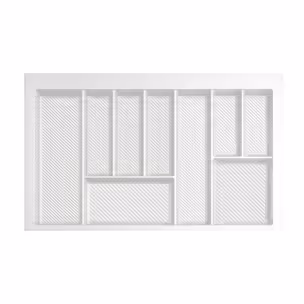 Wkład szufladowy MAX 80 690-750x490 2,0 mm tworzywo sztuczne biały