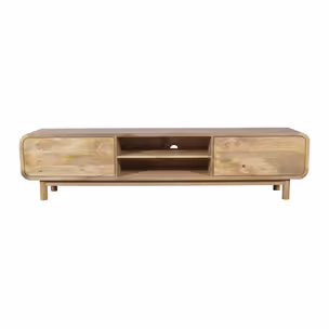 Szafka RTV drewniana z szufladami BARCELONA BC-05-MN 210 cm - mango naturalne