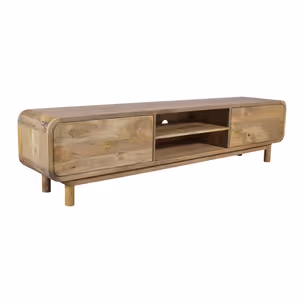 Szafka RTV drewniana z szufladami BARCELONA BC-05-MN 210 cm - mango naturalne