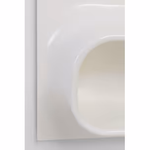 Lustro ścienne z oświetleniem i półką AERO LED 80x141 - biały