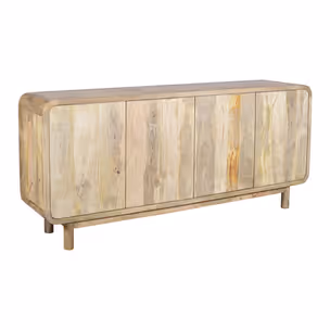 Komoda drewniana 4-drzwiowa BARCELONA BC-01-MN - mango naturalne