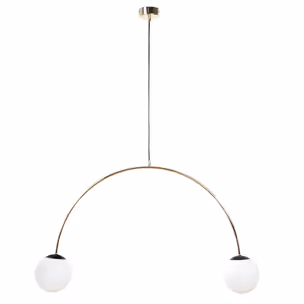 Lampa wisząca BOW 1221 podwójna - złoty