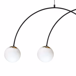 Lampa wisząca BOW 1220 poczwórna - czarny