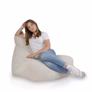 Fotel KEIKO M Sztruks SZ03 - kremowy