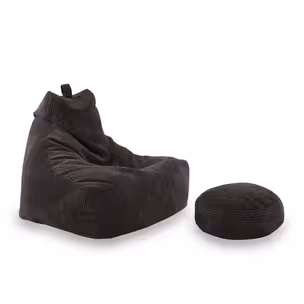 Fotel KEIKO M Sztruks SZ90 - ciemny szary