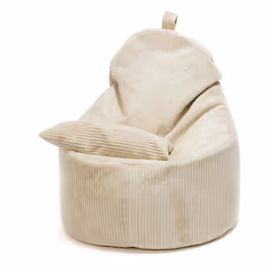 Fotel z poduszką YOKO Sztruks SZ03 - kremowy