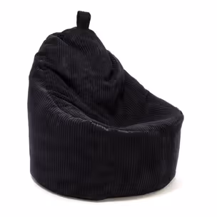 Fotel z poduszką YOKO Sztruks SZ19 - czarny