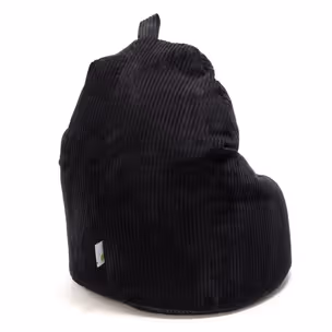 Fotel z poduszką YOKO Sztruks SZ19 - czarny