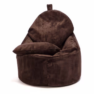Fotel z poduszką YOKO Sztruks SZ29 - brązowy