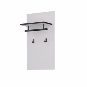 Panel z wieszakami CROSS H 03 - biały