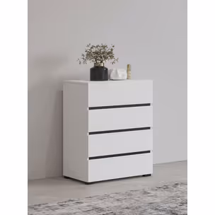 Komoda z szufladami CROSS H 27 - biały