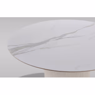 Stół okrągły STILIG 120 cm - biały