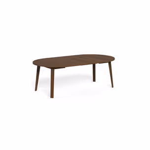 Stół okrągły rozkładany A-LINE 120/220x120 - dąb wędzony