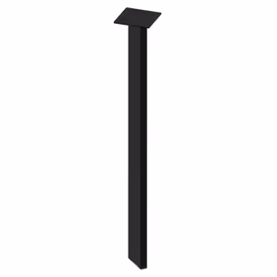 Noga meblowa SR105 72 cm - czarny strukturalny
