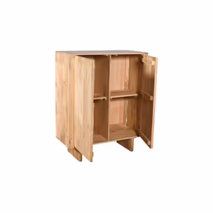 Komoda wysoka drewniana HAGA HG-02-MN - mango naturalne