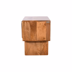 Szafka nocna drewniana z szufladą HAGA HG-05-CR - mango caramel
