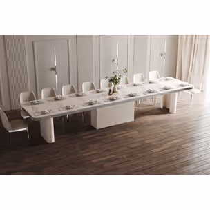 Stół rozkładany PORTOFINO GLAM 160/412x100