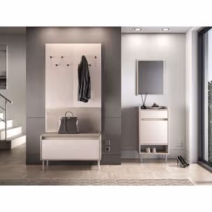 Ławka VOCO 05 90 cm - kaszmir/dąb cremona