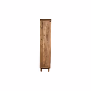 Witryna drewniana 2-drzwiowa z szufladami BARCELONA BC-07-CR - mango caramel