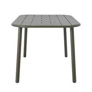 Stół ogrodowy metalowy CALANA 160x90 - zielony