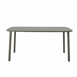 Stół ogrodowy metalowy CALANA 160x90 - zielony