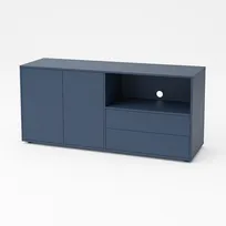 Szafka RTV stojąca: drzwi, szuflady z górną przestrzenią 4171332_3d_render.jpg